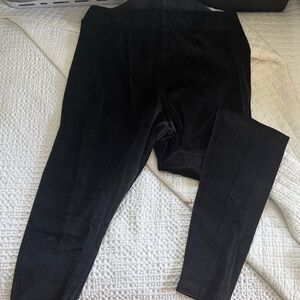 Old Navy Black Velvet Leggings—XL TALL